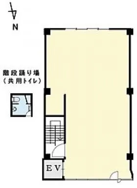 井門原宿ビルの基準階図面