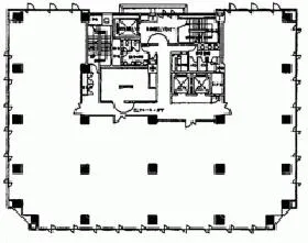 五反田NNビルの基準階図面