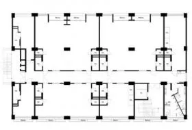 岡崎ビルの基準階図面