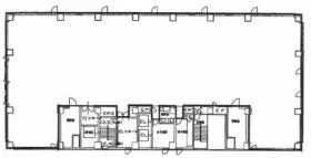 南新宿SKビルの基準階図面
