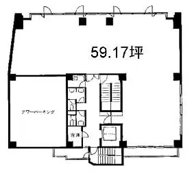 Daiwa麻布台ビルの基準階図面