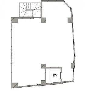 HIBICA神宮前ビルの基準階図面