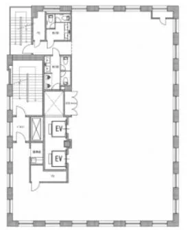 ニューリバータワーの基準階図面
