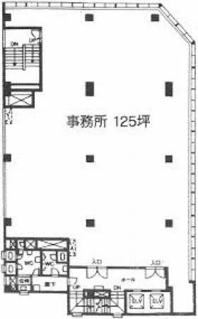 稲村・北村(旧:第1稲村)ビルの基準階図面