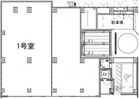 NREG赤坂ビルの基準階図面
