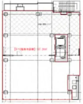 HULIC&New GINZA NMIKI6 ビルの基準階図面