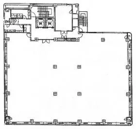 文祥堂銀座ビルの基準階図面