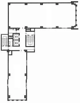 7東洋海事ビルの基準階図面