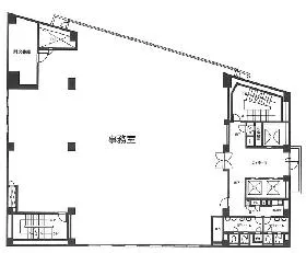 岡本ビルの基準階図面