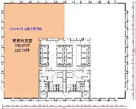 八重洲ファーストフィナンシャル(八重洲FF)ビルの基準階図面