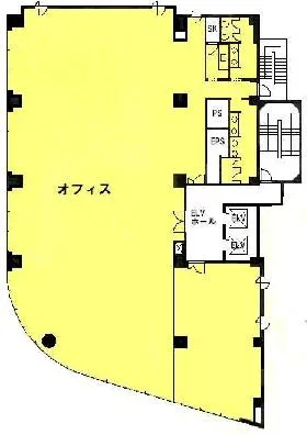 NMF神田岩本町ビルの基準階図面