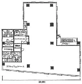 TUG-Iビルの基準階図面