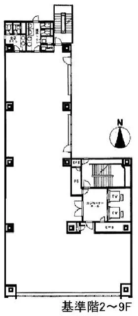 Daiwa神保町3丁目ビルの基準階図面