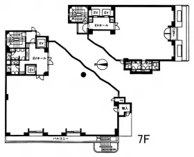N.E.Sビルの基準階図面