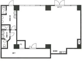 藤和護国寺コープビルの基準階図面