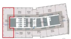グラングリーン大阪パークタワーの基準階図面