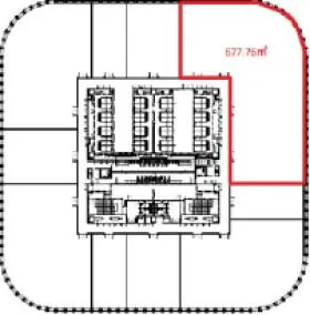 中之島フェスティバルタワーの基準階図面