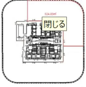 中之島フェスティバルタワー・ウエストの基準階図面