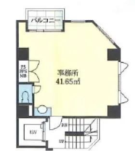 FACE虎ノ門ビルの基準階図面